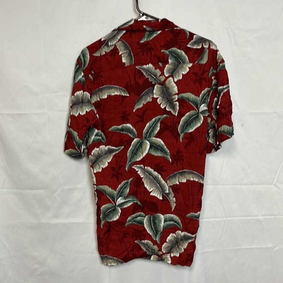 MEN’S short sleeve button down Hawaiian shirt - Picture 2 of 4
